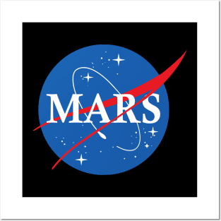 Nasa Logo Mars Posters and Art